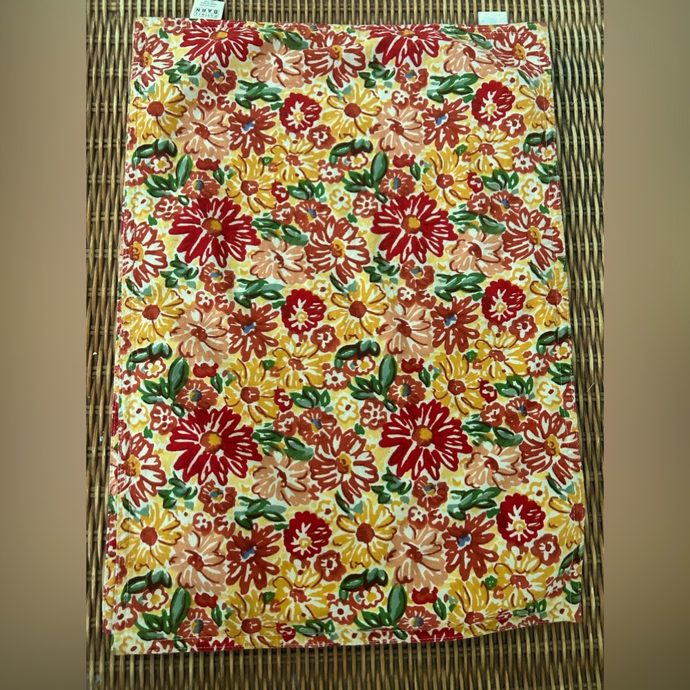 Pottery Barn floral placemats